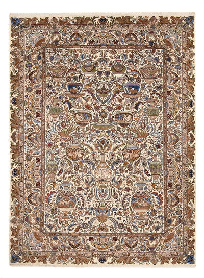 Kaschmar Teppich 301x408cm - Perserteppich - dunkelbeige