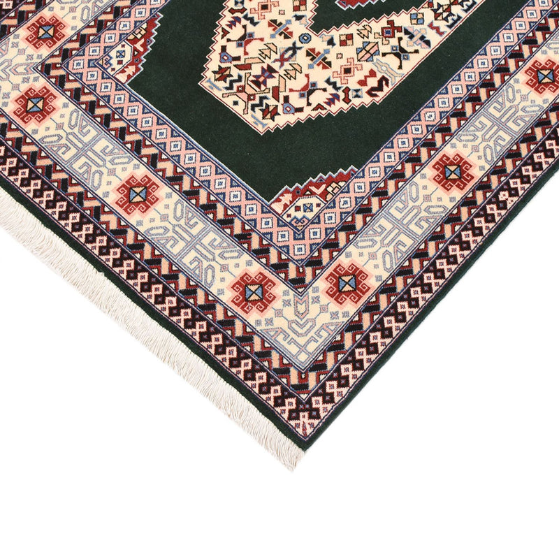 Täbriz - 50 Raj Teppich 74x202cm - Perserteppich - dunkelblau