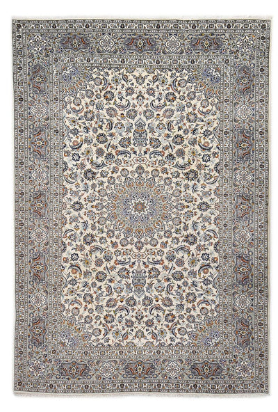 Keshan Teppich 233x340cm - Perserteppich - grau
