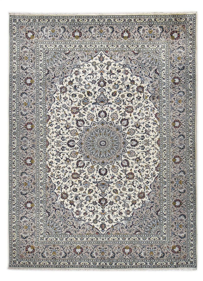 Keshan Teppich 247x335cm - Perserteppich - grau