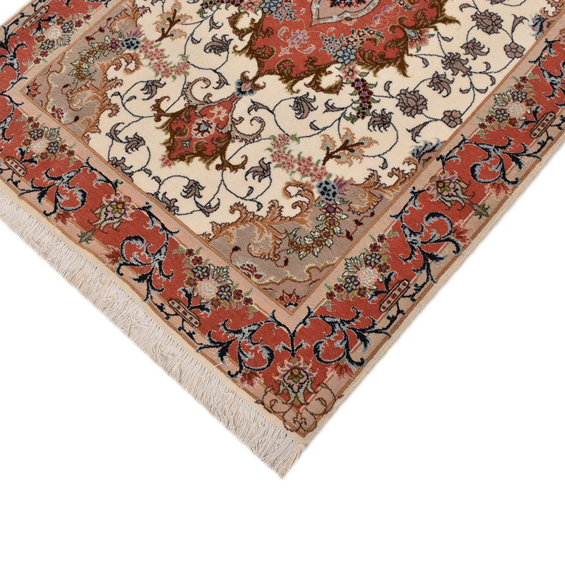 Täbriz - 50 Raj Teppich 89x404cm - Perserteppich - mehrfarbig