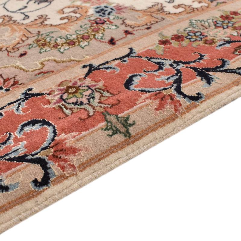 Täbriz - 50 Raj Teppich 89x404cm - Perserteppich - mehrfarbig
