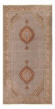 Täbriz - 50 Raj Teppich 197x397cm - Perserteppich - rost