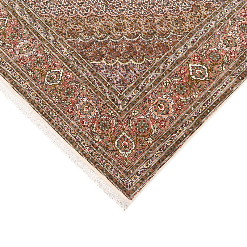Täbriz - 50 Raj Teppich 197x397cm - Perserteppich - rost