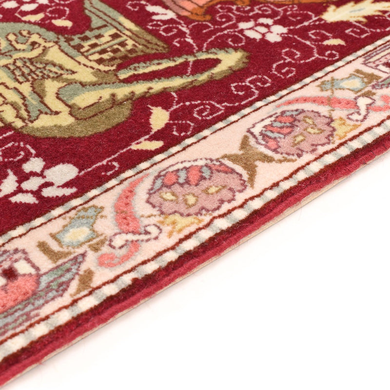 Täbriz - 50 Raj Teppich 64x92cm - Perserteppich - mehrfarbig