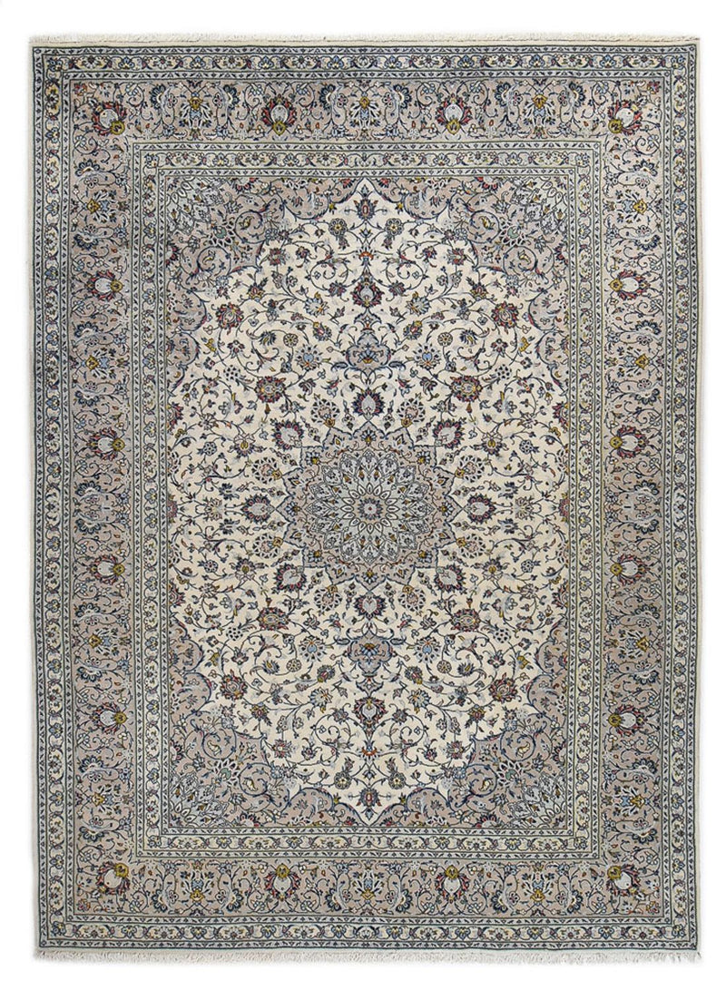 Keshan Teppich 250x350cm - Perserteppich - grau