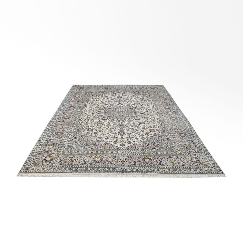 Keshan Teppich 250x350cm - Perserteppich - grau