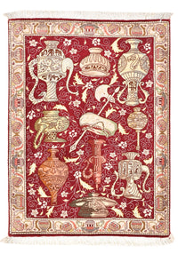 Täbriz - 50 Raj Teppich 63x92cm - Perserteppich - mehrfarbig – product image