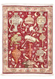 Täbriz - 50 Raj Teppich 63x92cm - Perserteppich - mehrfarbig