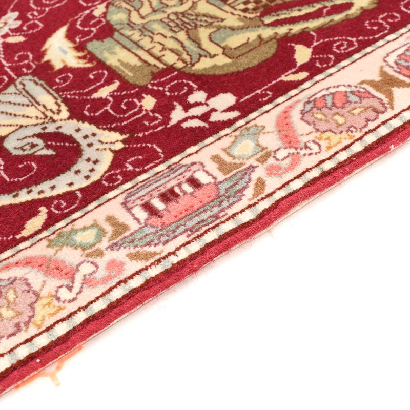 Täbriz - 50 Raj Teppich 63x92cm - Perserteppich - mehrfarbig