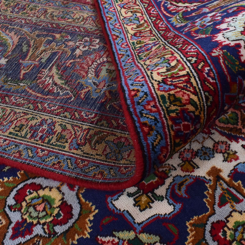 Täbriz - 40 Raj Teppich 298x390cm - Perserteppich - rot