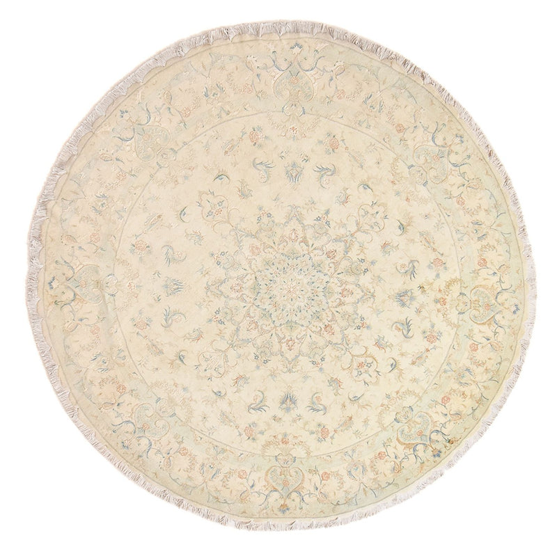 Täbriz - 60 Raj Teppich 250x250cm - Perserteppich - beige