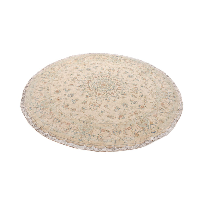 Täbriz - 60 Raj Teppich 250x250cm - Perserteppich - beige