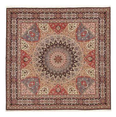 Täbriz - 60 Raj Teppich 253x260cm - Perserteppich - dunkelbeige