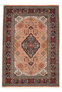 Täbriz - 50 Raj Teppich 103x147cm - Perserteppich - hellrot – product image