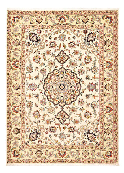 Täbriz - 40 Raj Teppich 263x365cm - Perserteppich - beige