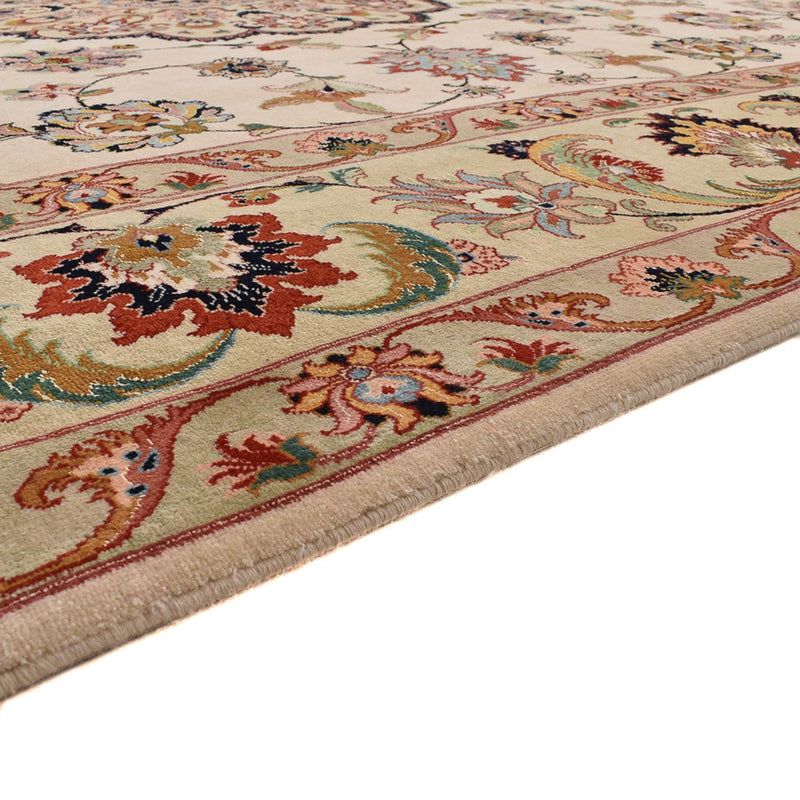 Täbriz - 40 Raj Teppich 263x365cm - Perserteppich - beige
