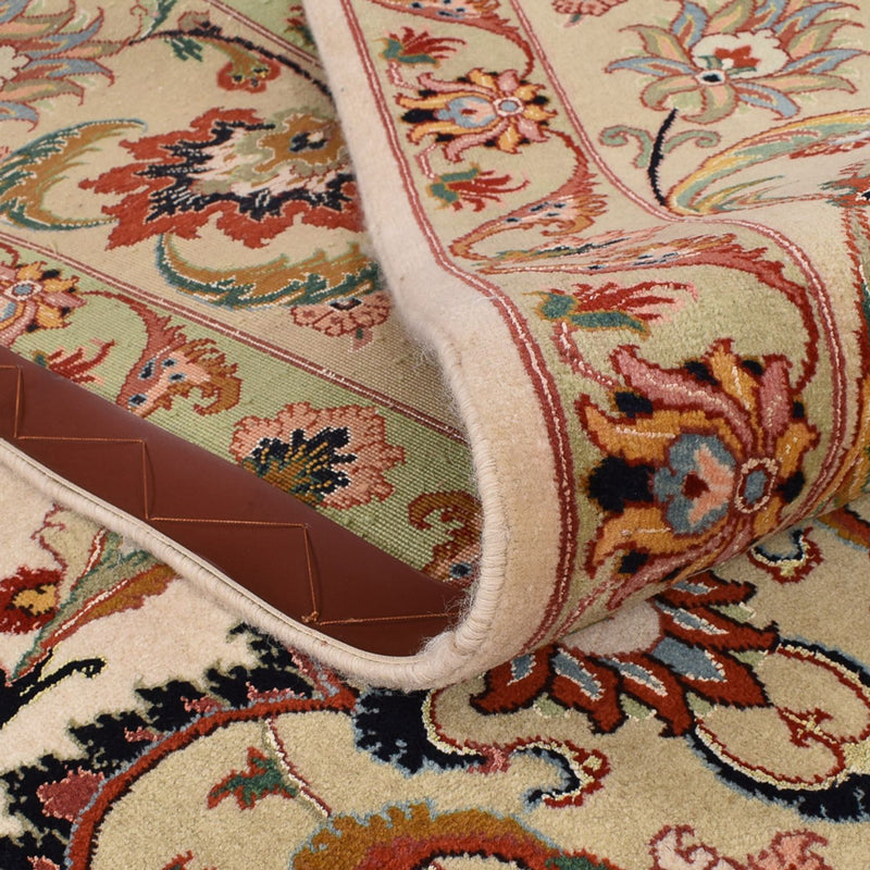 Täbriz - 40 Raj Teppich 263x365cm - Perserteppich - beige