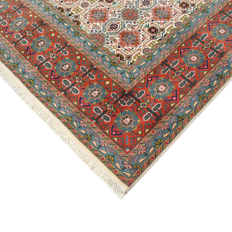 Täbriz - 40 Raj Teppich 305x395cm - Perserteppich - mehrfarbig
