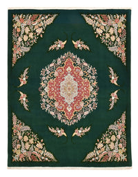 Täbriz - 50 Raj Teppich 200x250cm - Perserteppich - grün – product image