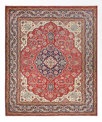 Täbriz - 40 Raj Teppich 305x376cm - Perserteppich - rot – product image