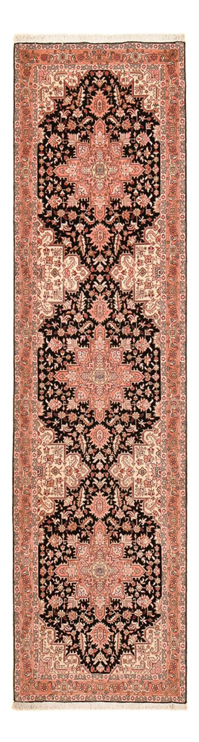 Täbriz - 50 Raj Teppich 91x352cm - Perserteppich - dunkelblau