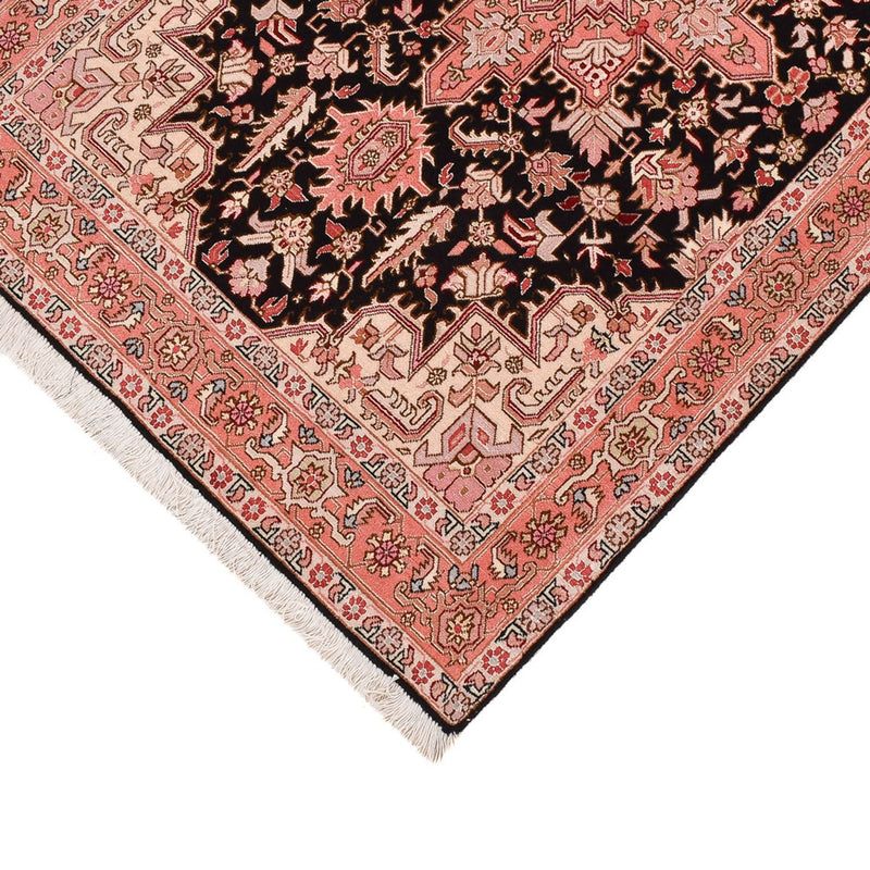 Täbriz - 50 Raj Teppich 91x352cm - Perserteppich - dunkelblau