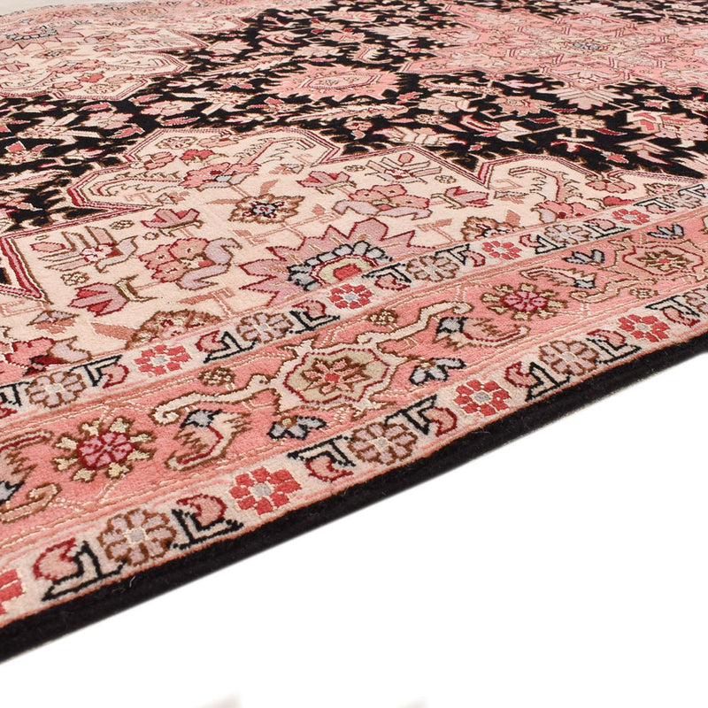 Täbriz - 50 Raj Teppich 91x352cm - Perserteppich - dunkelblau