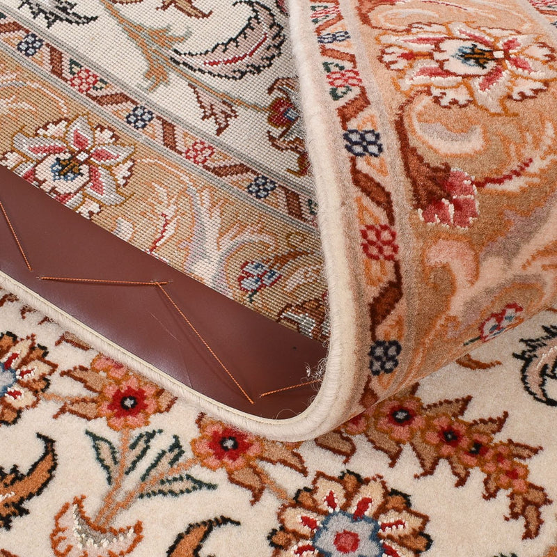 Täbriz - 60 Raj Teppich 80x314cm - Perserteppich - beige