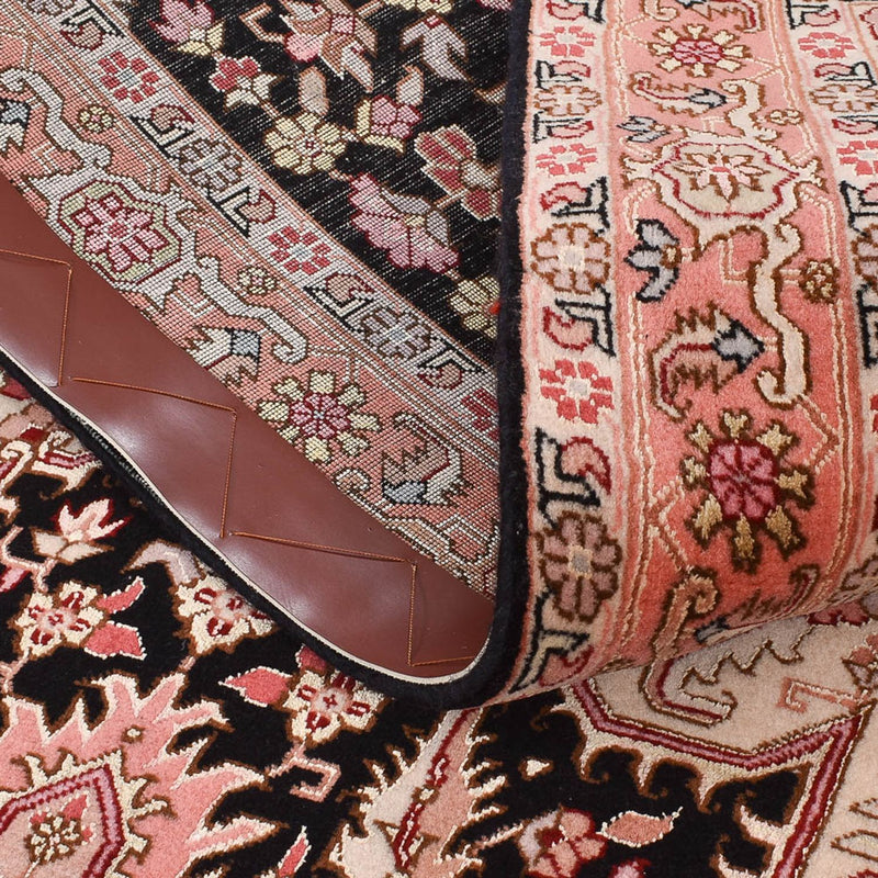 Täbriz - 60 Raj Teppich 91x350cm - Perserteppich - dunkelblau