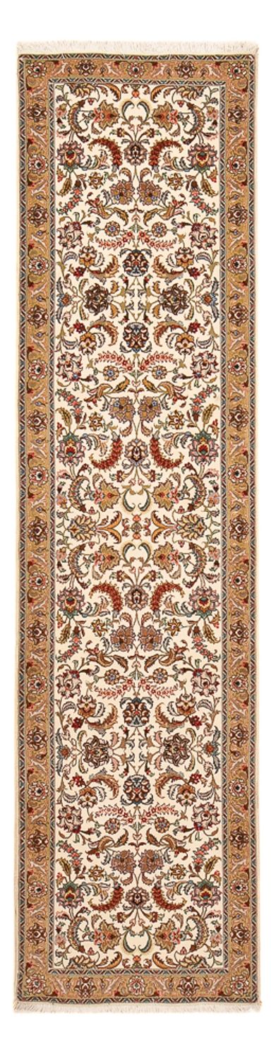 Täbriz - 60 Raj Teppich 79x307cm - Perserteppich - caramel