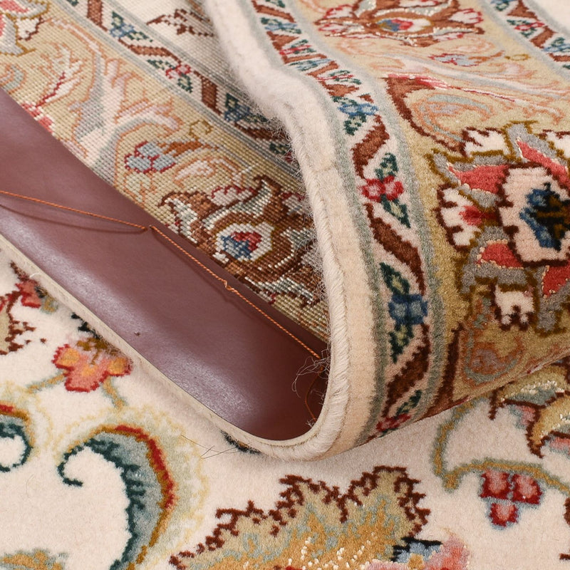 Täbriz - 60 Raj Teppich 79x307cm - Perserteppich - caramel