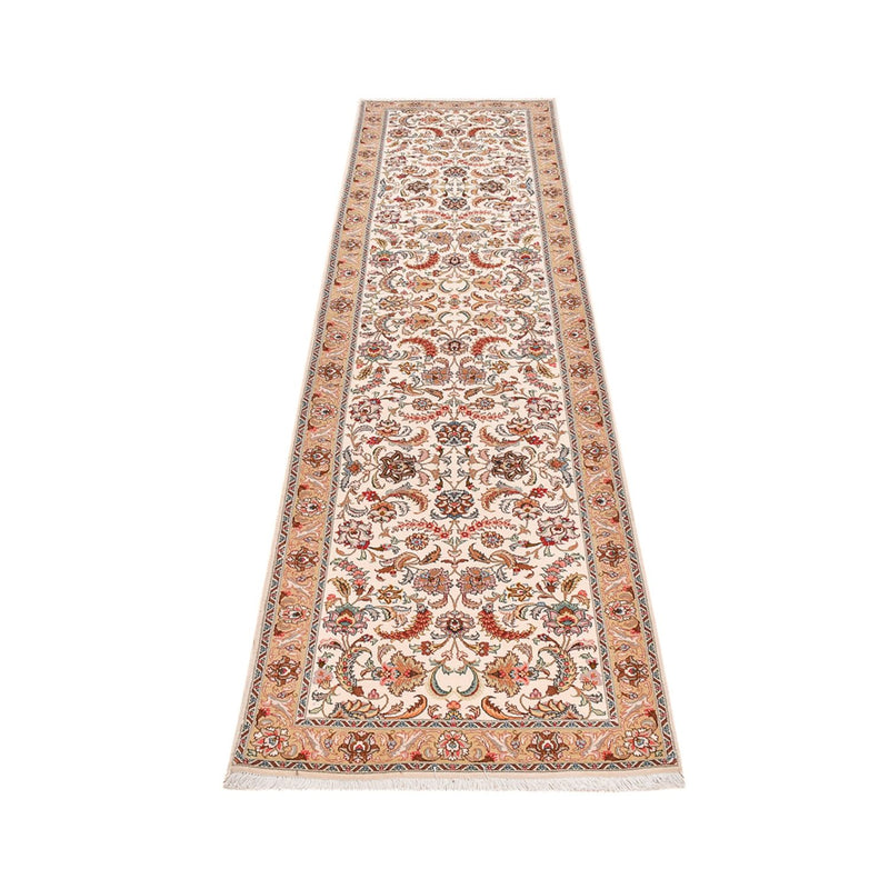 Täbriz - 60 Raj Teppich 79x307cm - Perserteppich - caramel
