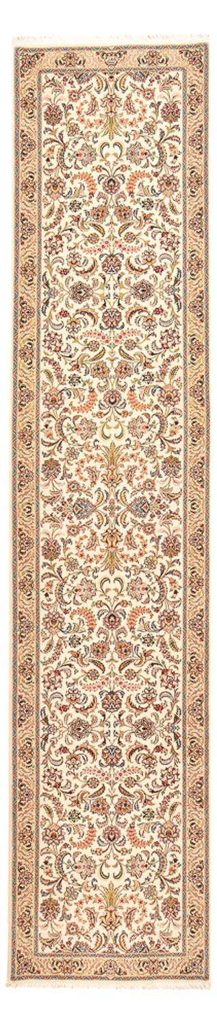 Täbriz - 50 Raj Teppich 84x405cm - Perserteppich - beige