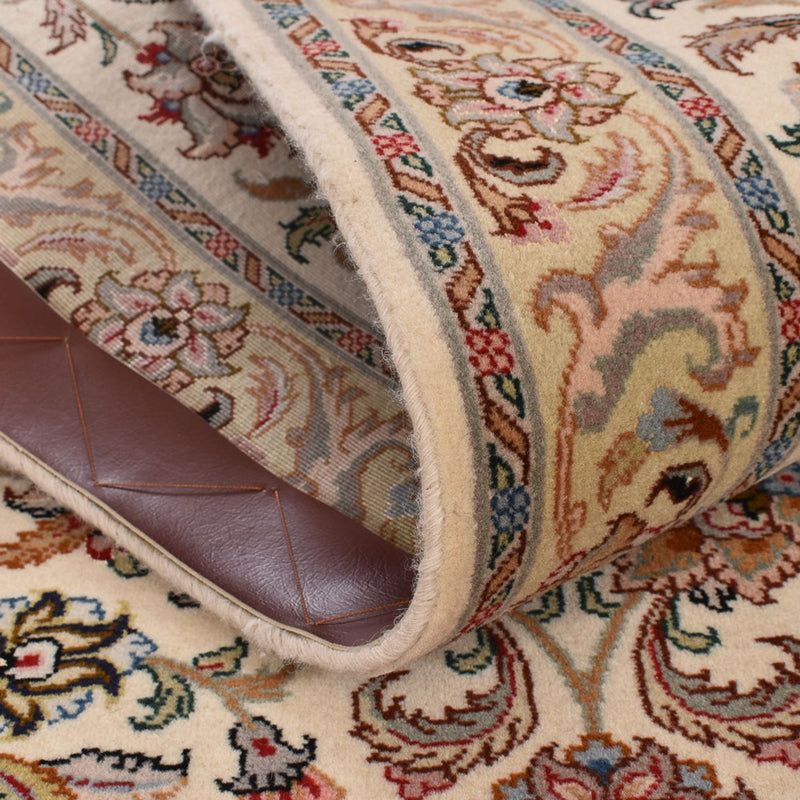 Täbriz - 50 Raj Teppich 84x405cm - Perserteppich - beige