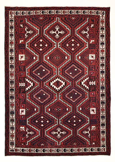 Loribaft Teppich Perser 222x302cm - Orientteppich - bordeauxrot