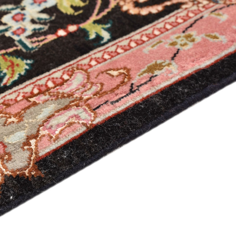 Täbriz - 50 Raj Teppich 55x72cm - Perserteppich - dunkelblau