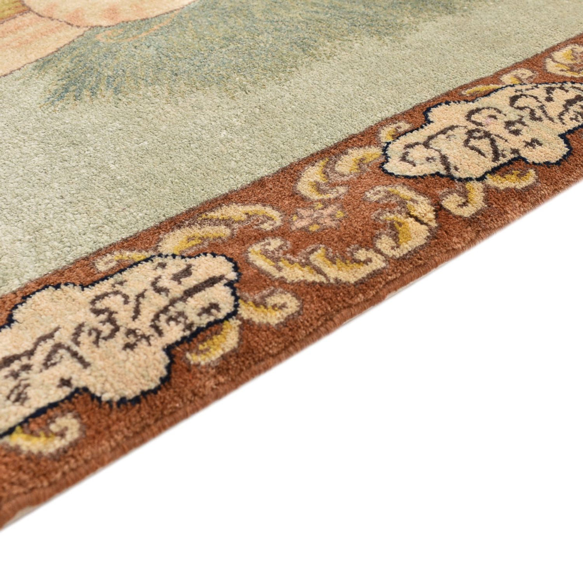 Täbriz - 50 Raj Teppich 56x73cm - Perserteppich - mehrfarbig