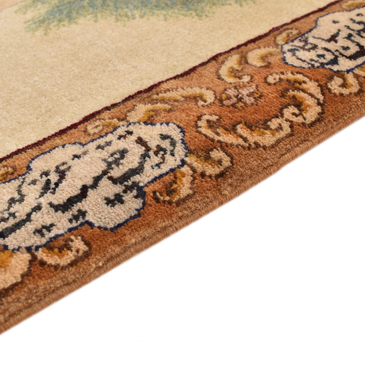 Täbriz - 50 Raj Teppich 56x73cm - Perserteppich - mehrfarbig