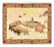 Täbriz - 50 Raj Teppich 84x110cm - Perserteppich - mehrfarbig