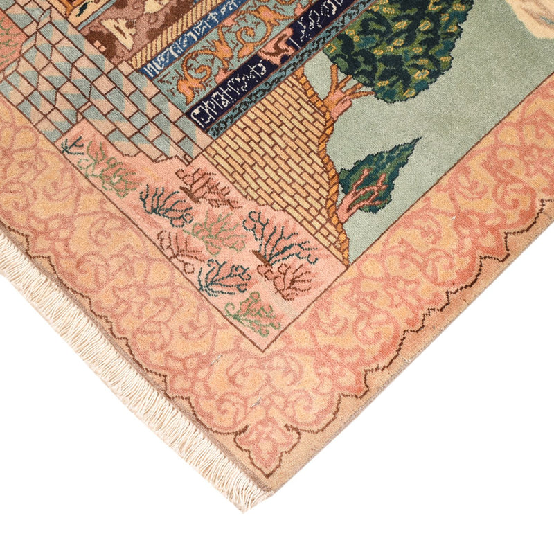 Täbriz - 50 Raj Teppich 72x87cm - Perserteppich - mehrfarbig