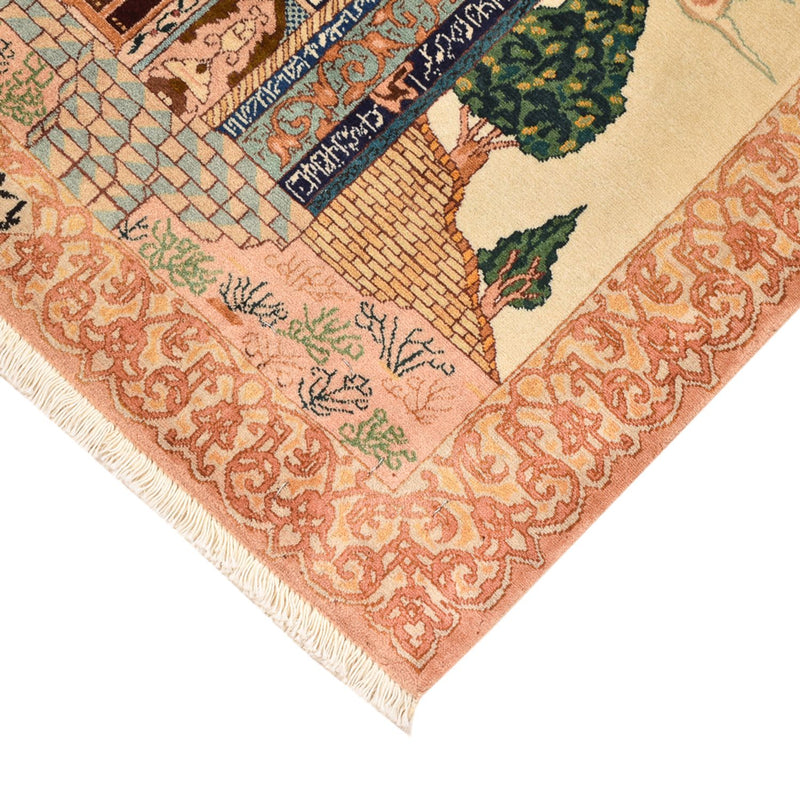 Täbriz - 50 Raj Teppich 72x83cm - Perserteppich - mehrfarbig