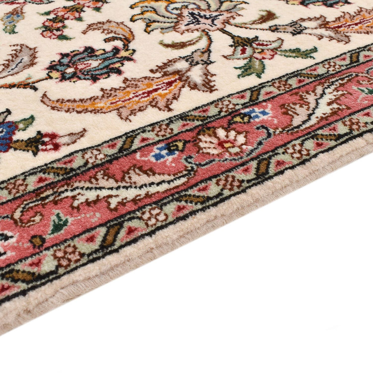 Täbriz - 50 Raj Teppich 72x295cm - Perserteppich - sand