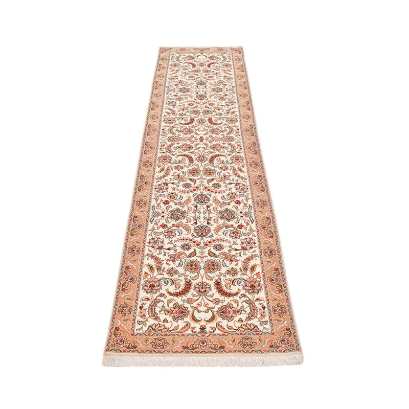 Täbriz - 60 Raj Teppich 83x320cm - Perserteppich - caramel