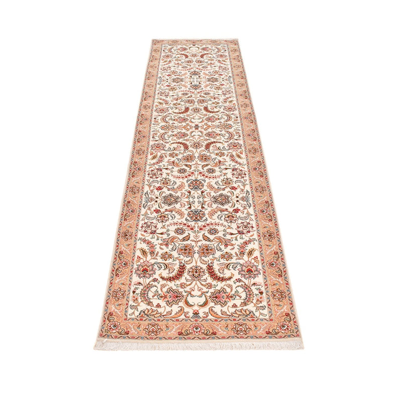 Täbriz - 60 Raj Teppich 77x320cm - Perserteppich - caramel