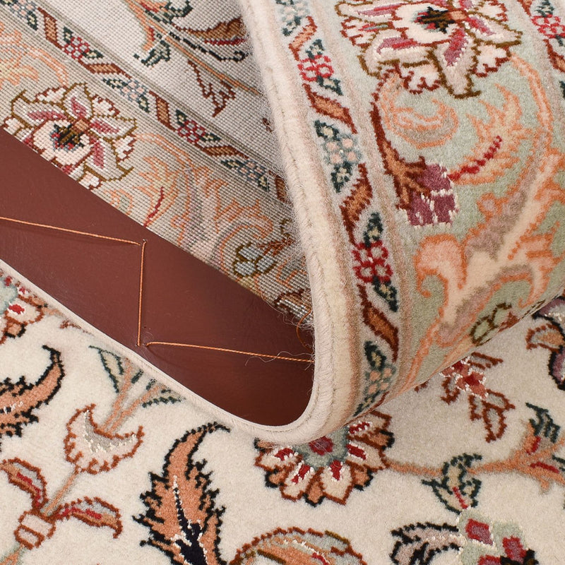 Täbriz - 60 Raj Teppich 74x312cm - Perserteppich - caramel