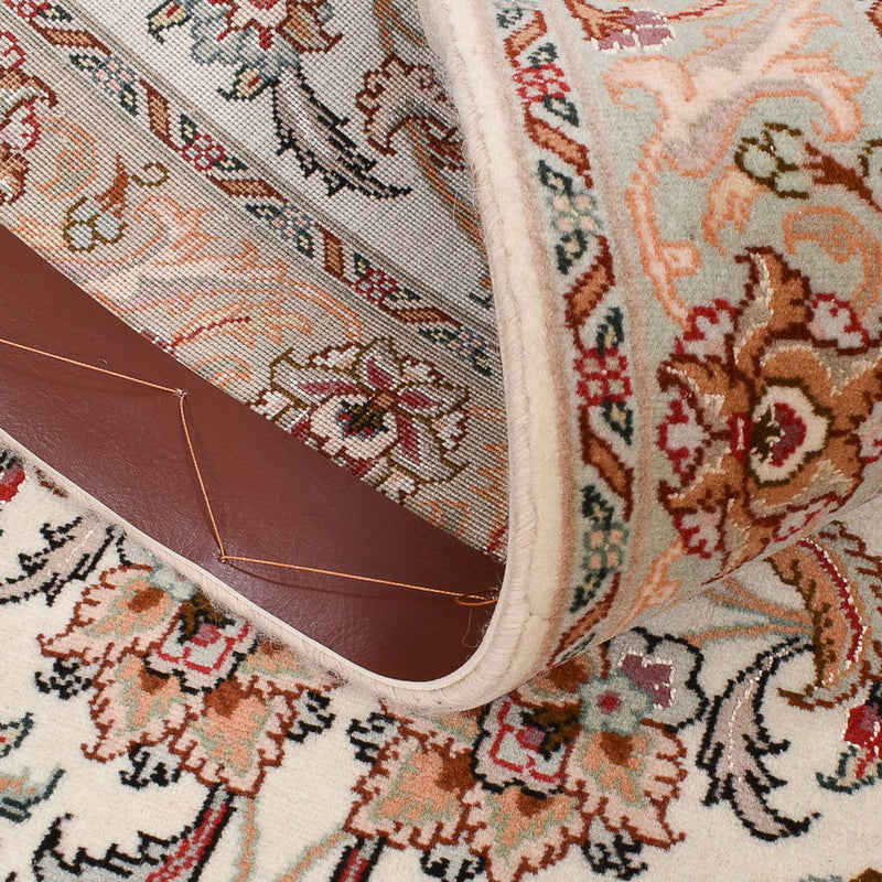 Täbriz - 60 Raj Teppich 77x315cm - Perserteppich - caramel