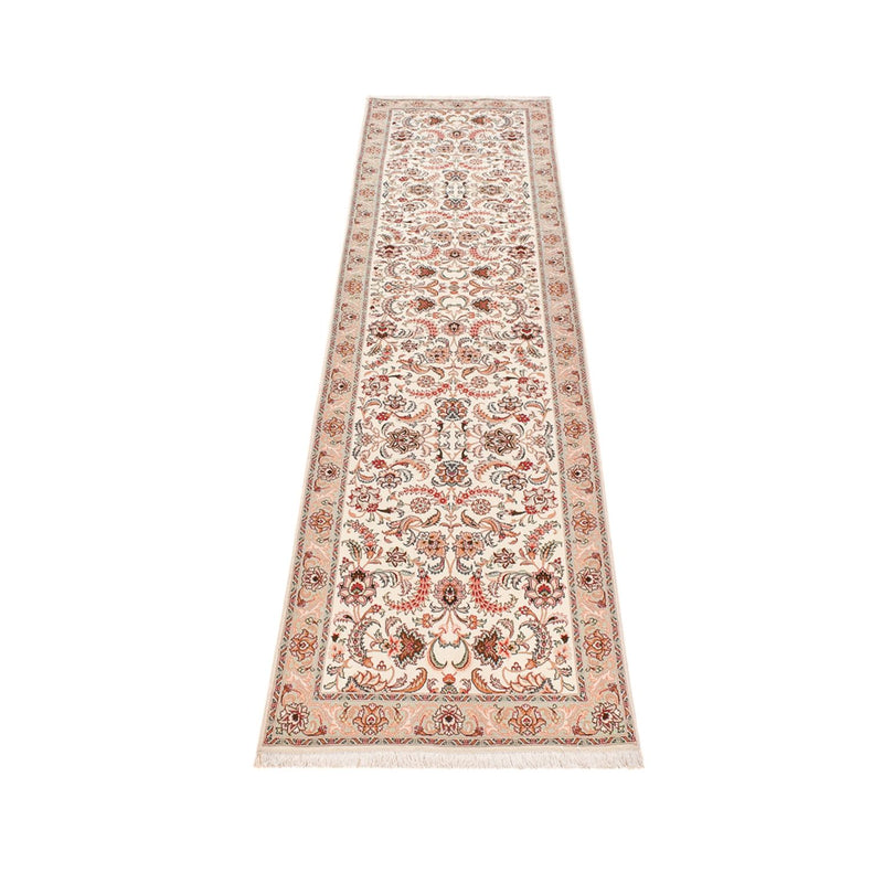 Täbriz - 60 Raj Teppich 77x315cm - Perserteppich - caramel