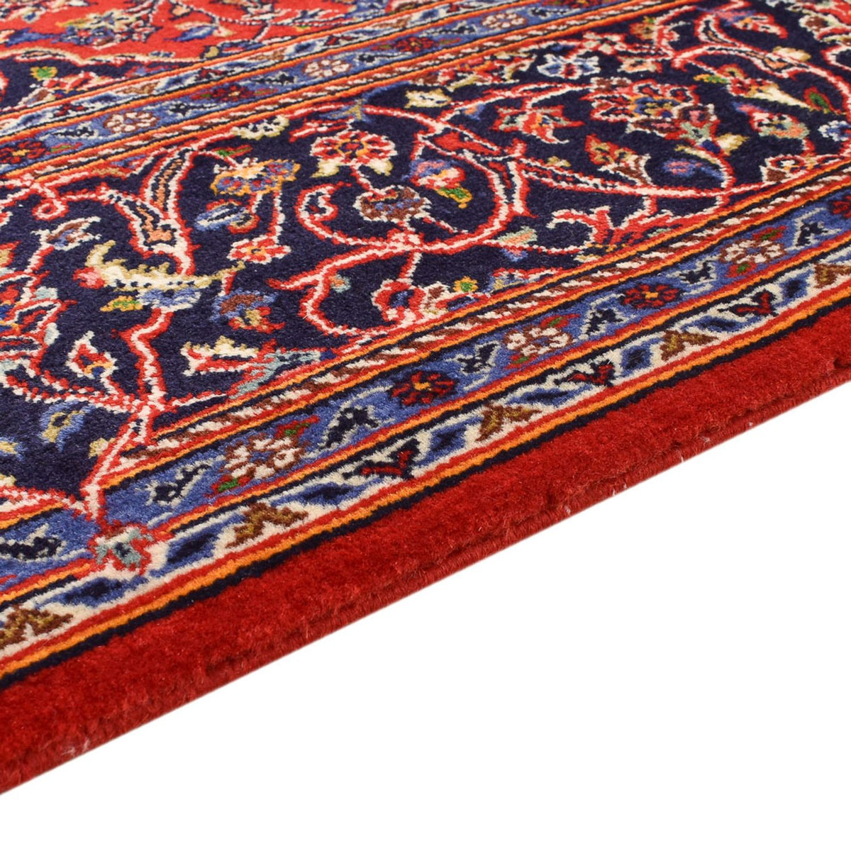 Keshan Teppich 150x227cm - Perserteppich - rot