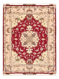 Täbriz - 50 Raj Teppich 154x210cm - Perserteppich - rot – product image